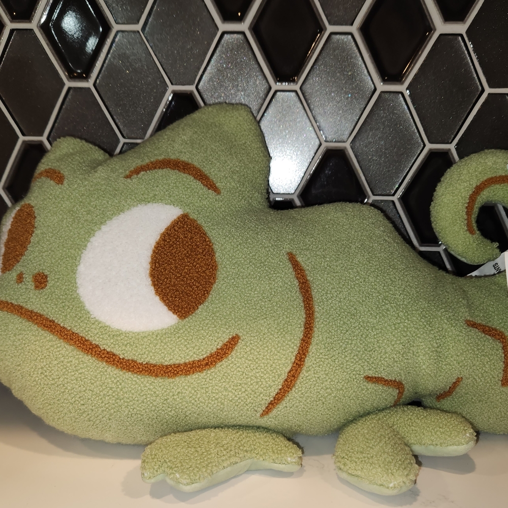 Green Chameleon Plush Toy